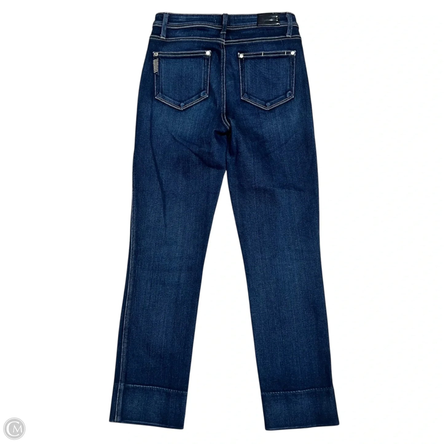 Jeans Straight By Paige In Blue Denim, Size: 6