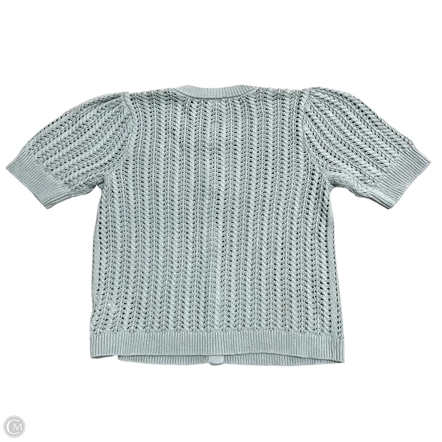Sweater Short Sleeve By Cabi In Blue, Size: S