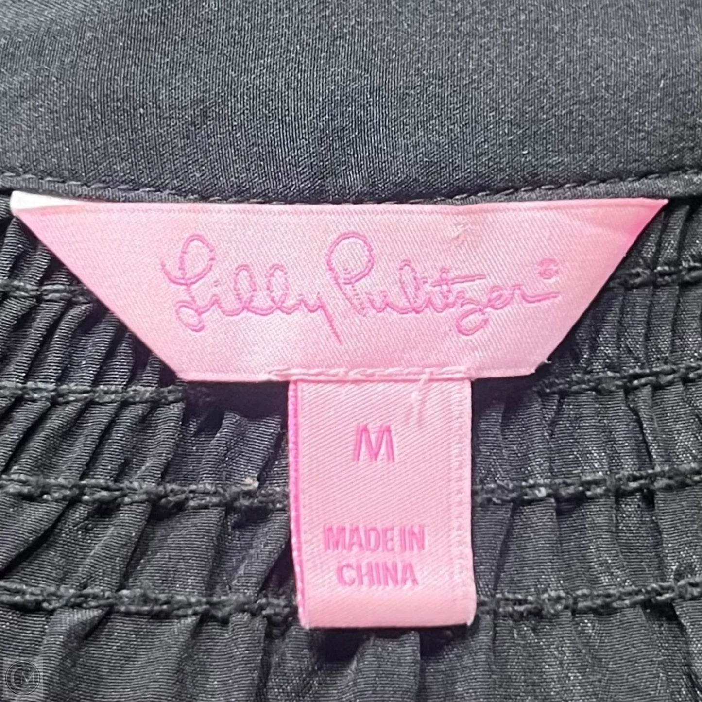 Top Long Sleeve Designer By Lilly Pulitzer In Black, Size: M