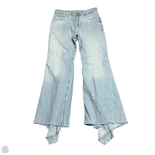 Jeans Wide Leg By We The Free In Blue Denim, Size: 4