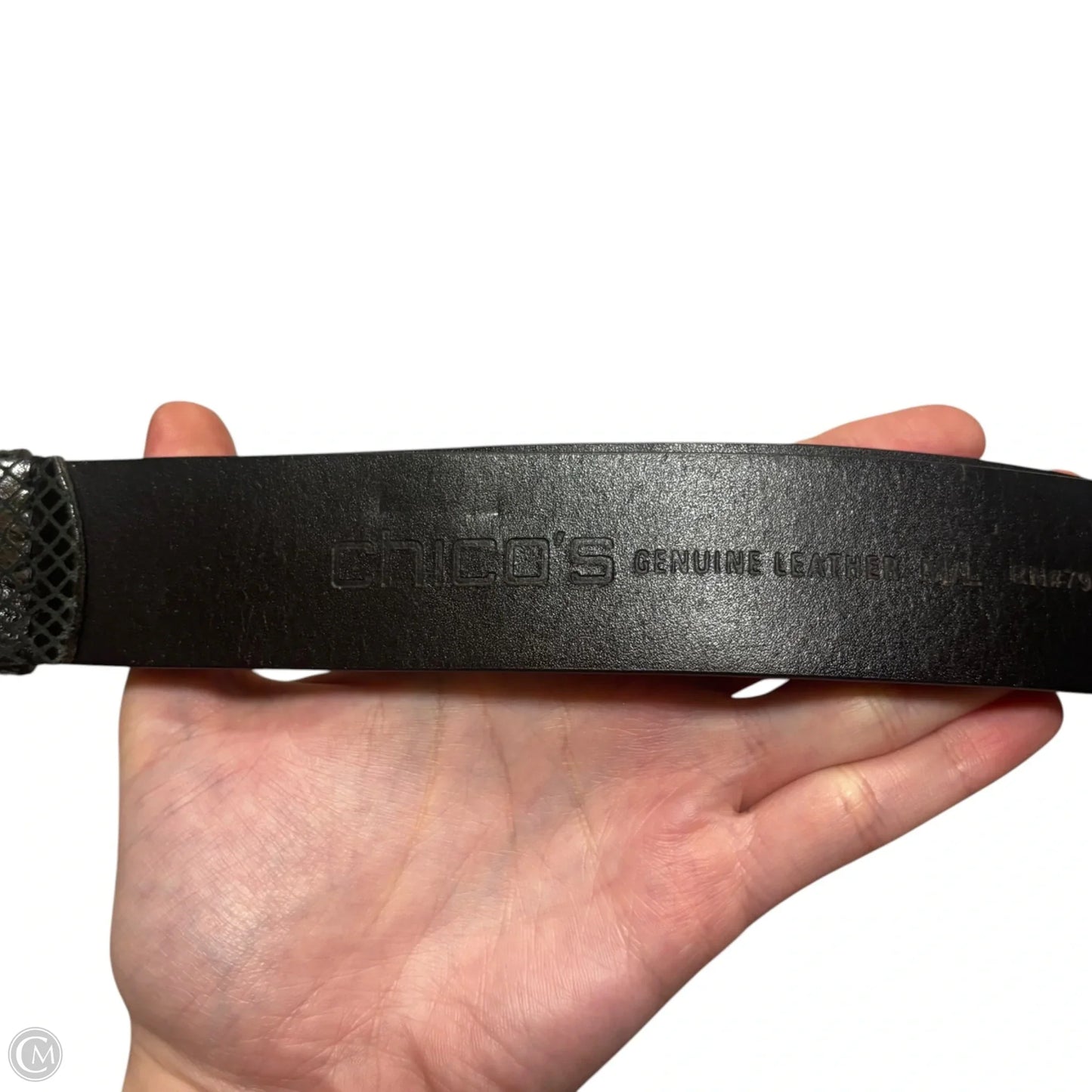 Belt Leather By Chicos, Size: Medium