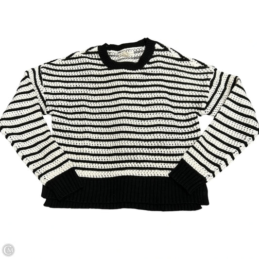 Sweater By Aeropostale In Black & White, Size: M