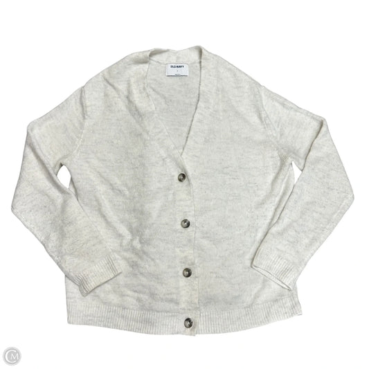 Sweater Cardigan By Old Navy In White, Size: S