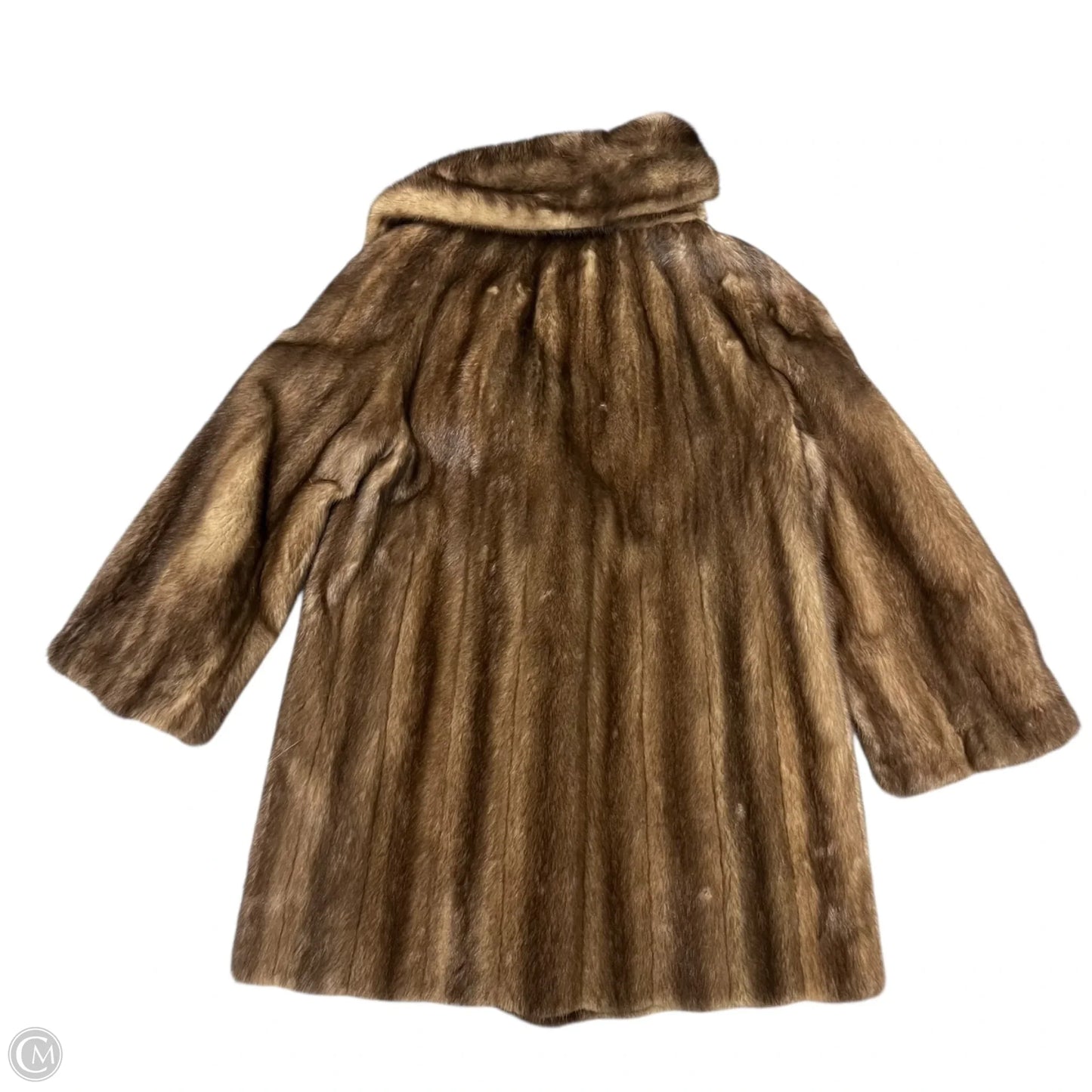 Coat Mink By Harry K Ott In Brown, Size: M