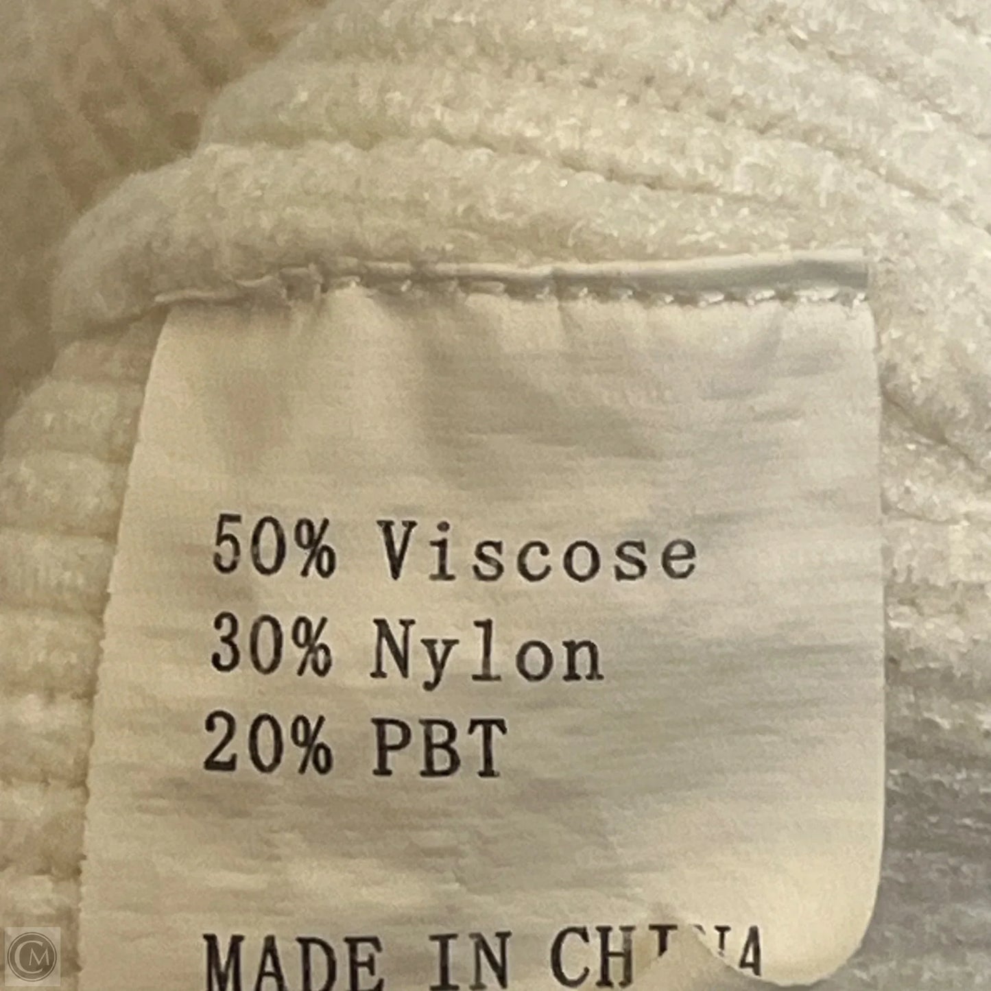 Sweatshirt Hoodie  In Cream, Size: S