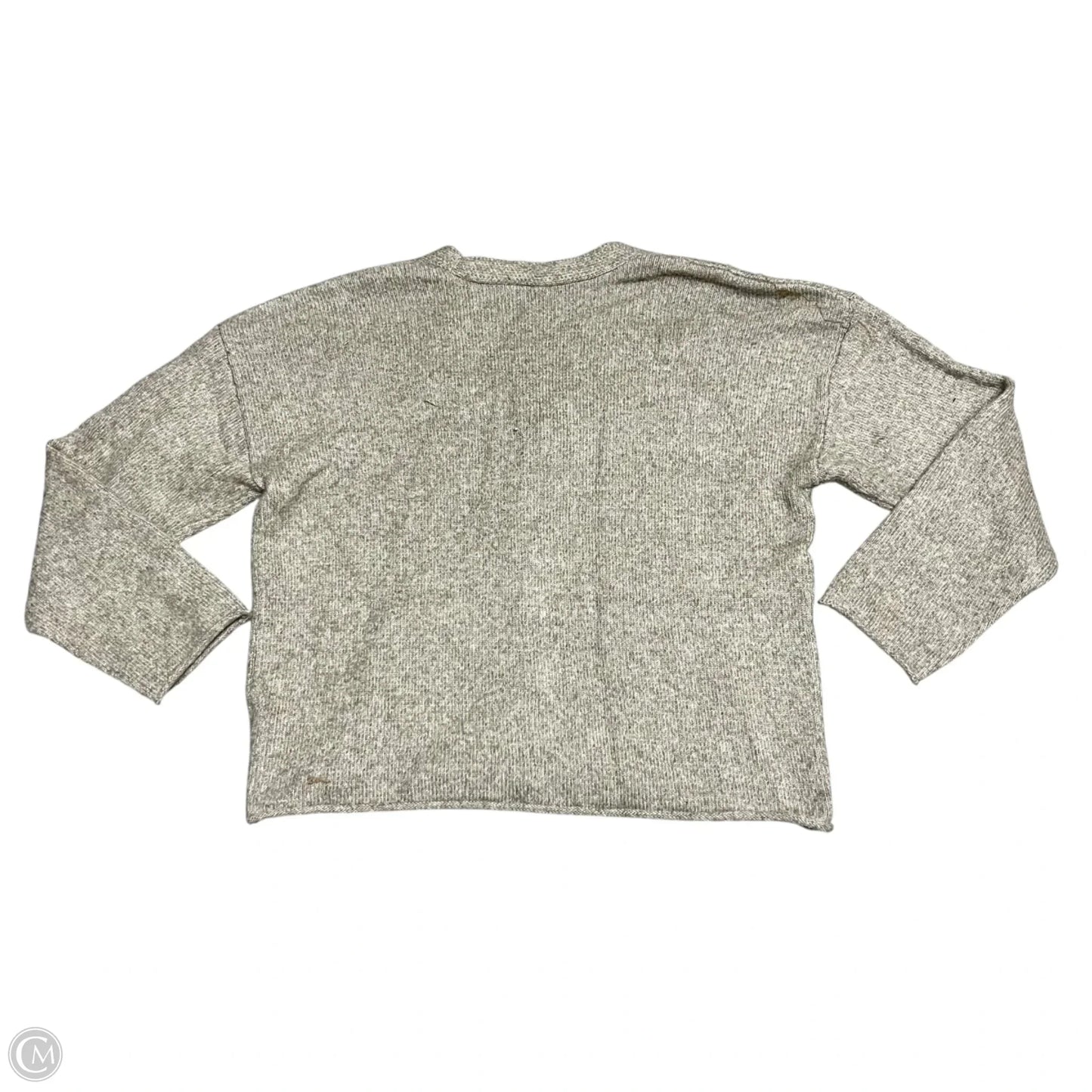 Sweater Cardigan By Members Mark In Tan, Size: L