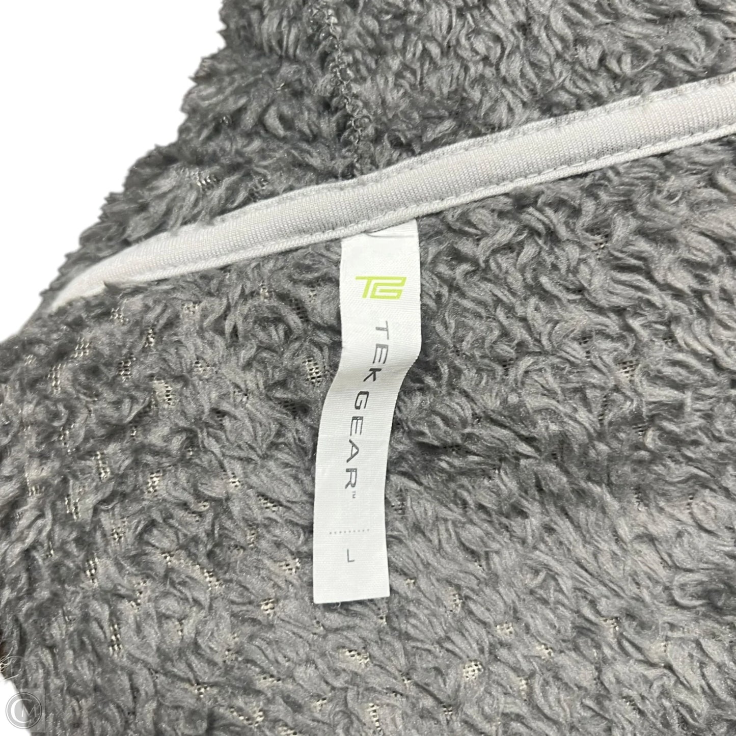 Sweatshirt Hoodie By Tek Gear In Grey, Size: L