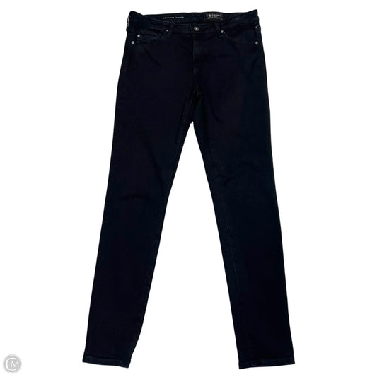 Jeans Skinny By Adriano Goldschmied In Black Denim, Size: 10
