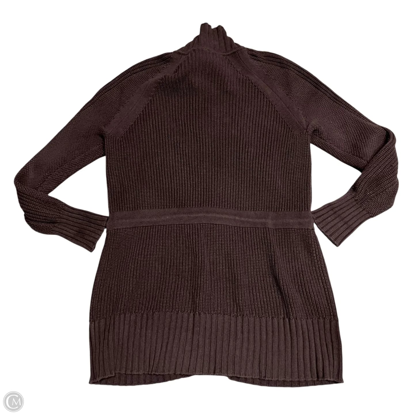 Sweater Cardigan By Lou And Grey In Brown, Size: M