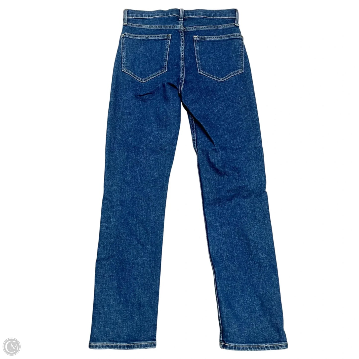 Jeans Straight By Gap In Blue Denim, Size: 4