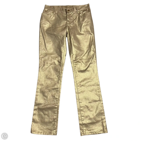 Jeans Straight By Ralph Lauren In Gold, Size: 4