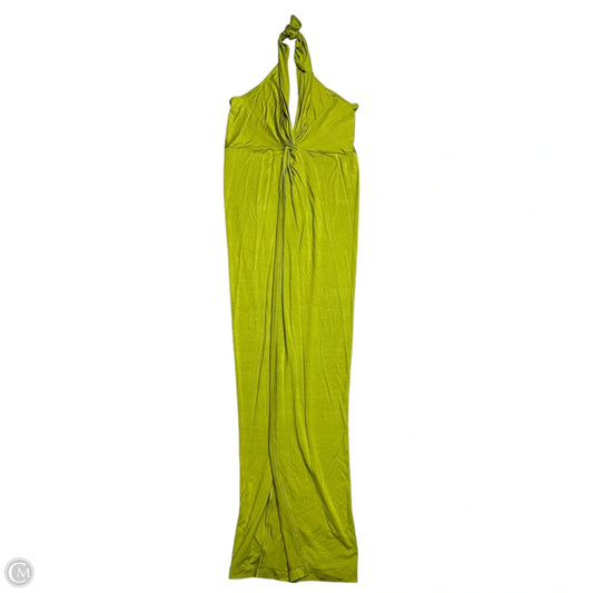 Dress Casual Maxi By Free People In Chartreuse, Size: S