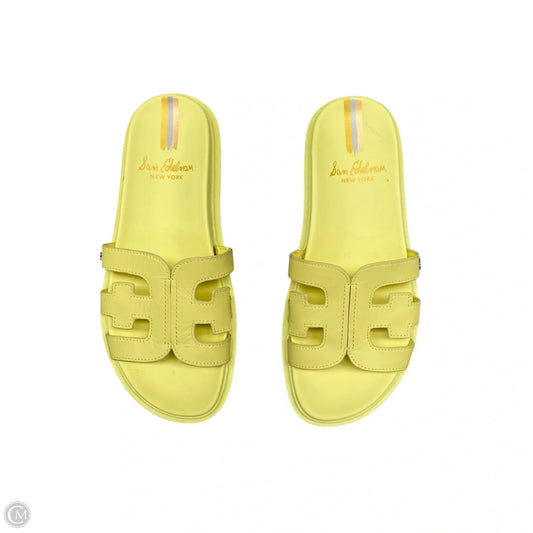 Sandals Flats By Sam Edelman In Yellow, Size: 6