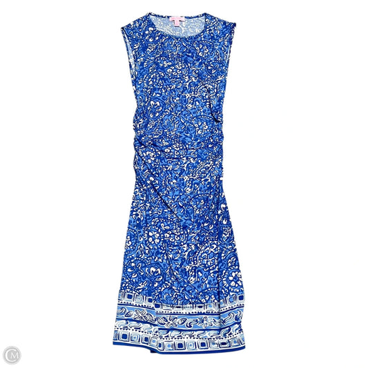Dress Designer By Lilly Pulitzer In Blue & White, Size: Xs