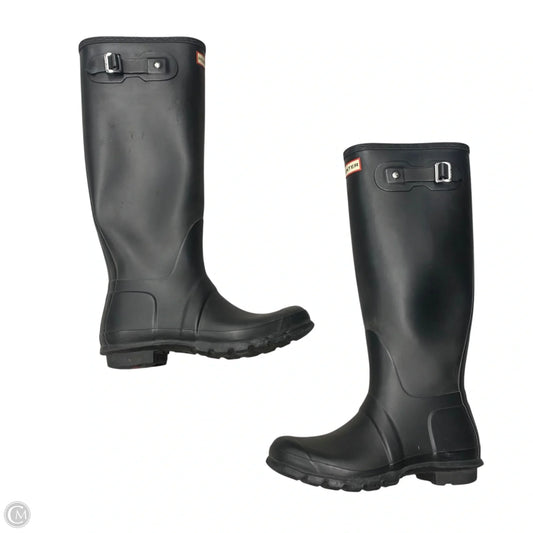 Boots Rain By Hunter In Black, Size: 8