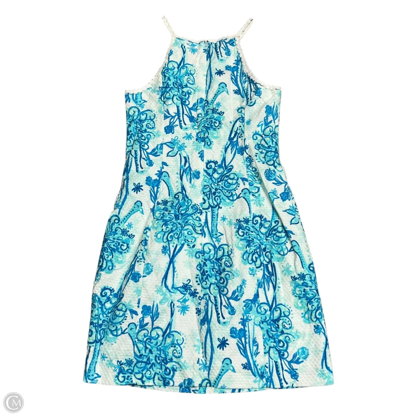 Dress Designer By Lilly Pulitzer In Blue & White, Size: S