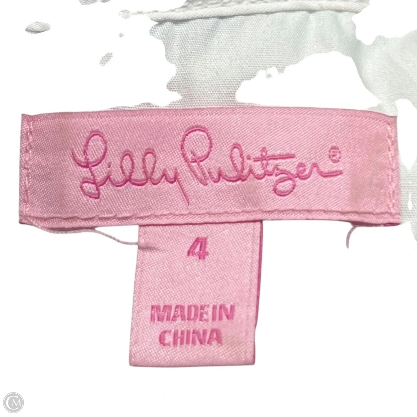 Dress Designer By Lilly Pulitzer In Blue & White, Size: S