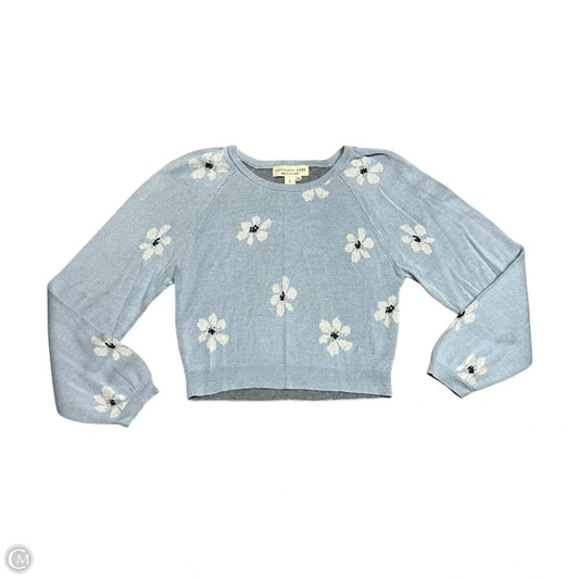 Sweater By Saltwater Luxe In Blue & Cream, Size: S