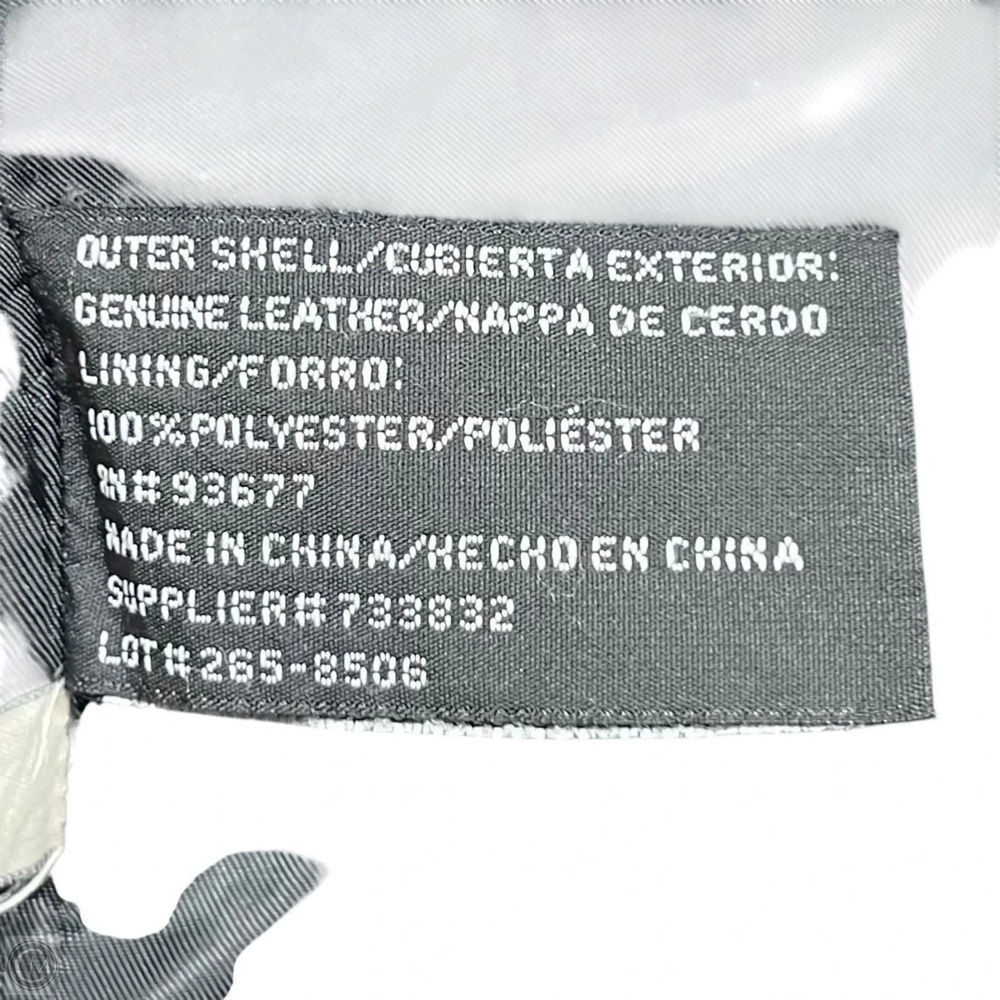 Jacket Leather By Worthington In Black, Size: L