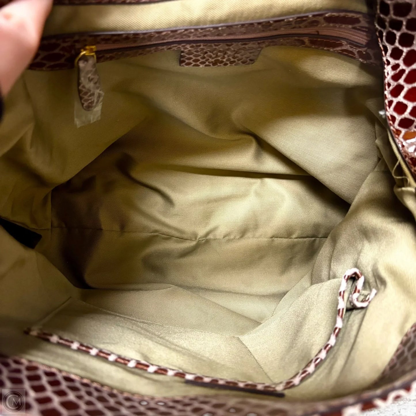 Handbag Leather By G.I.L.I , Size: Medium