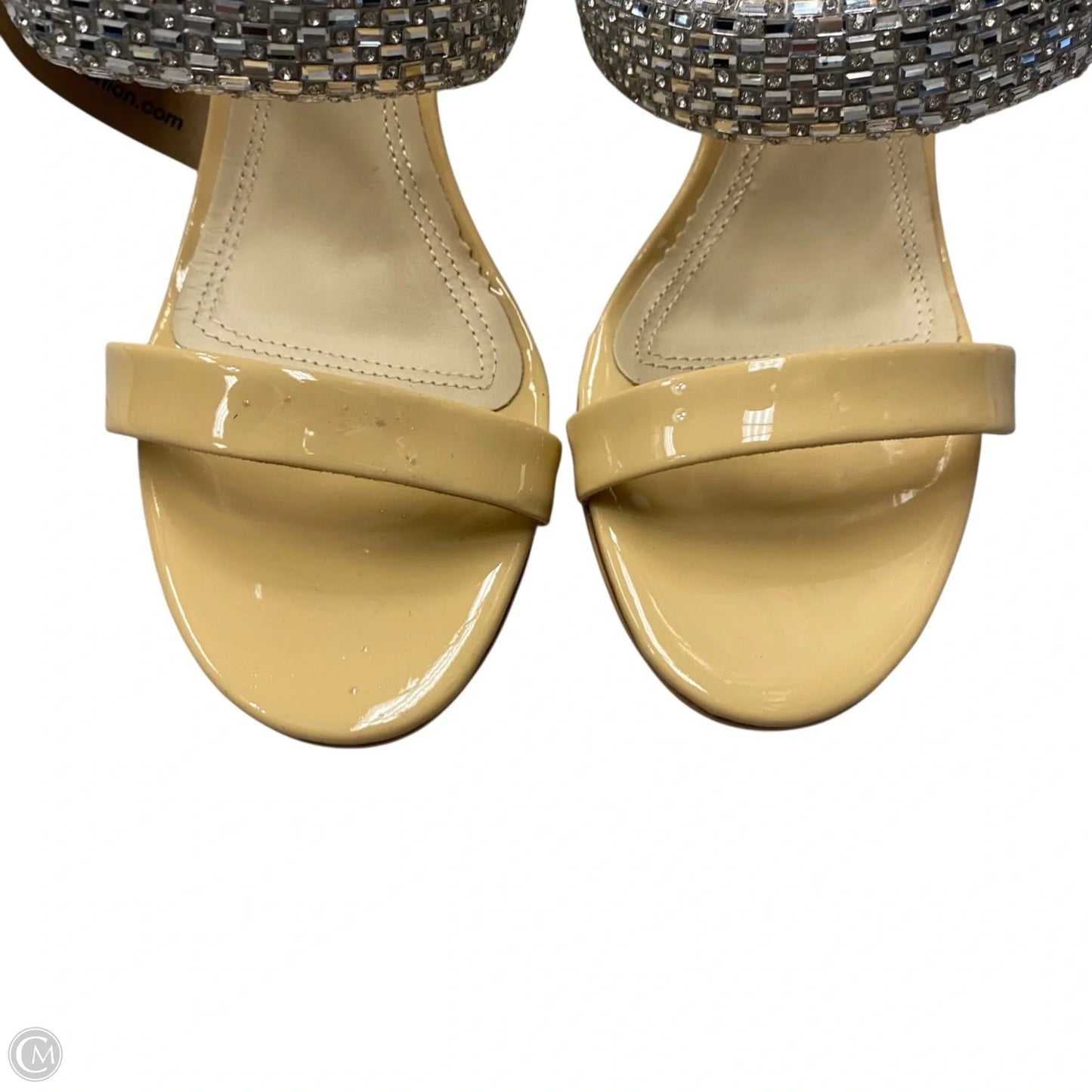 Sandals Heels Kitten By Somnia In Tan, Size: 5