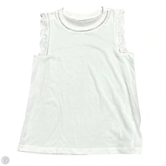 Top Sleeveless Designer By Lilly Pulitzer In White, Size: M