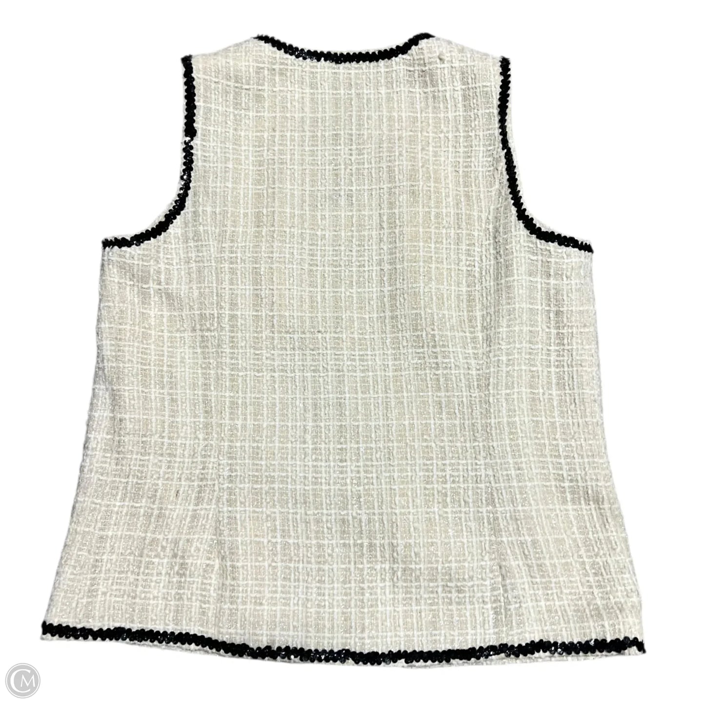 Vest Other By Rachel Zoe In Black & Cream, Size: L