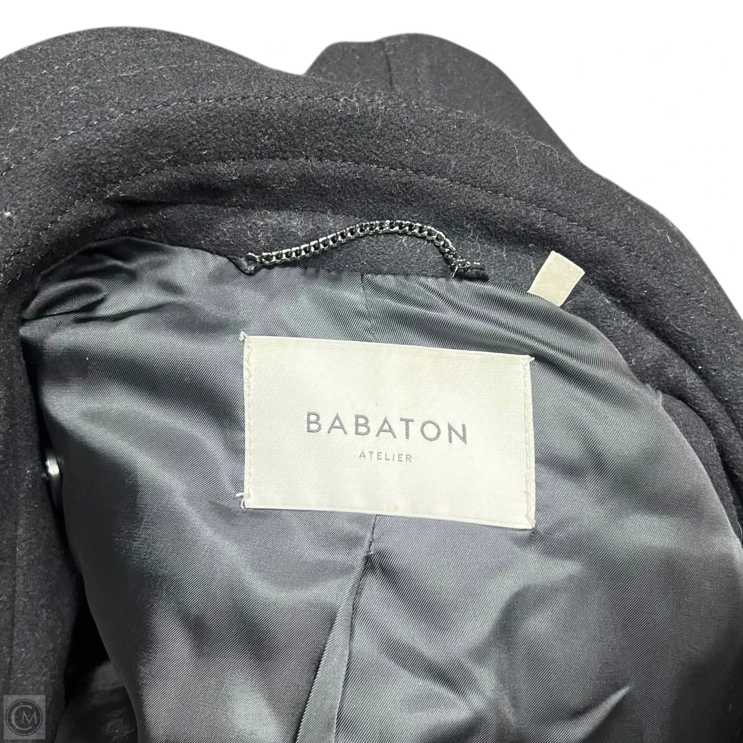 Coat Peacoat By Babaton In Black, Size: Xxs