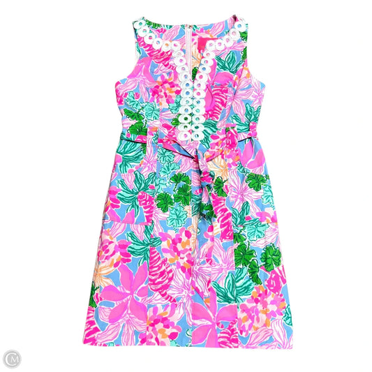 Dress Designer By Lilly Pulitzer In Blue & Pink, Size: Xs