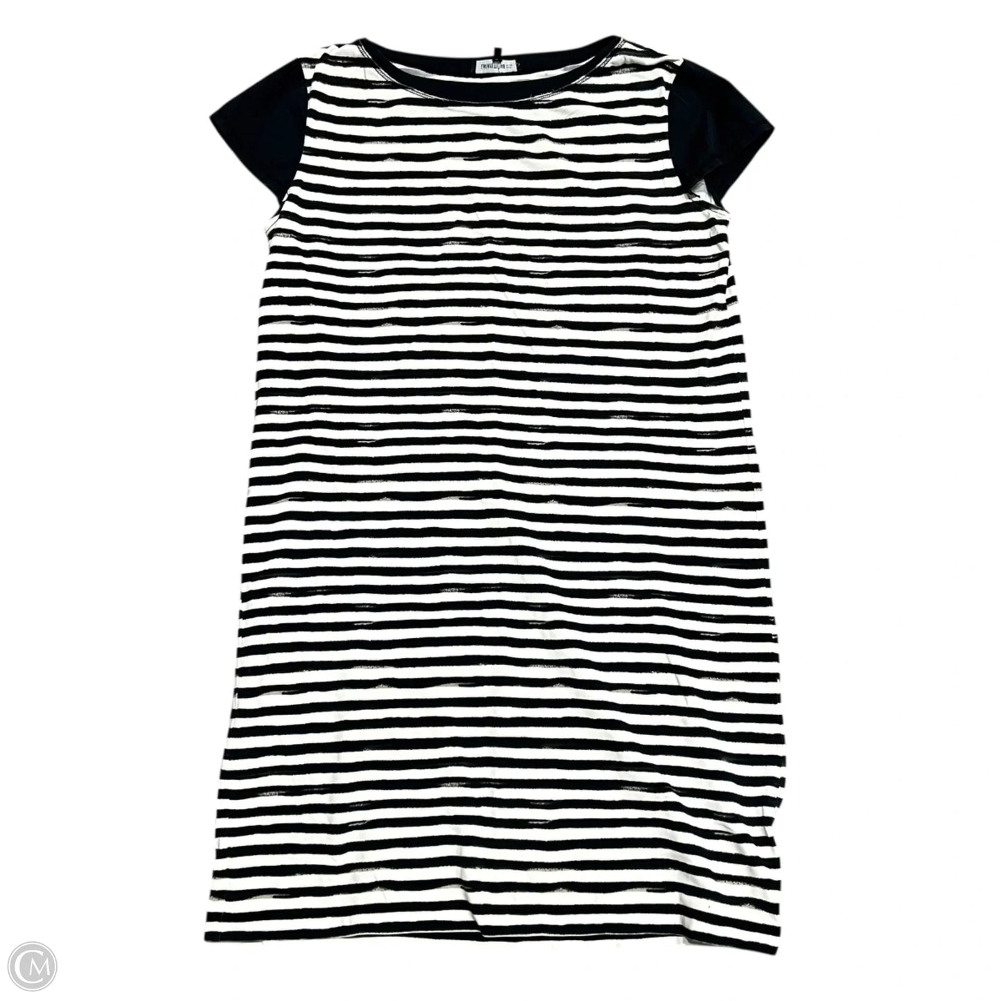 Dress Designer By Lafayette 148 In Black & Cream, Size: S