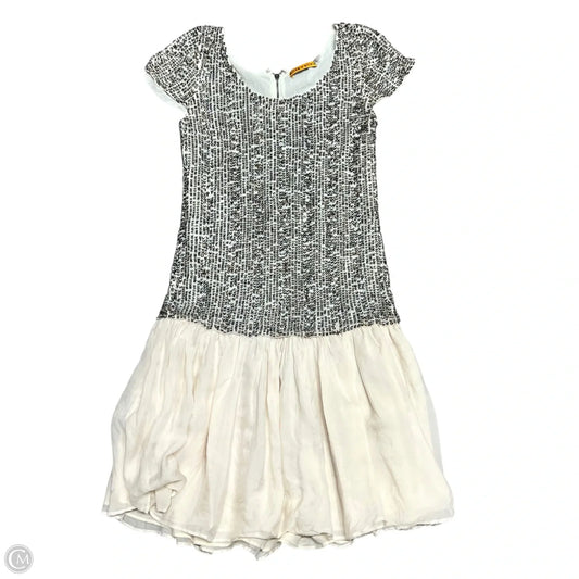 Dress Designer By Alice + Olivia In Cream & Silver, Size: Xs