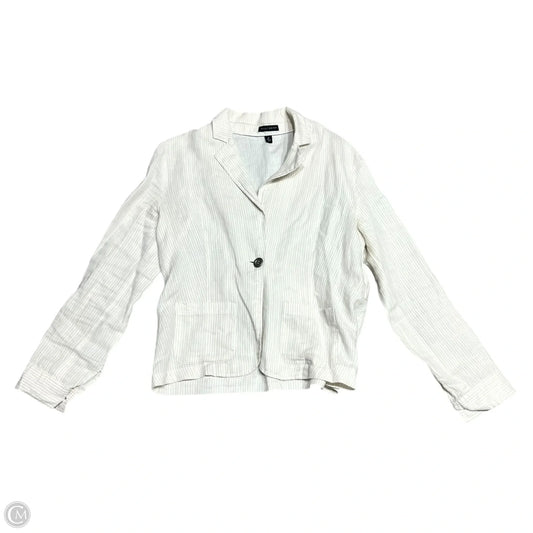 Blazer By Willi Smith In Tan & White, Size: S