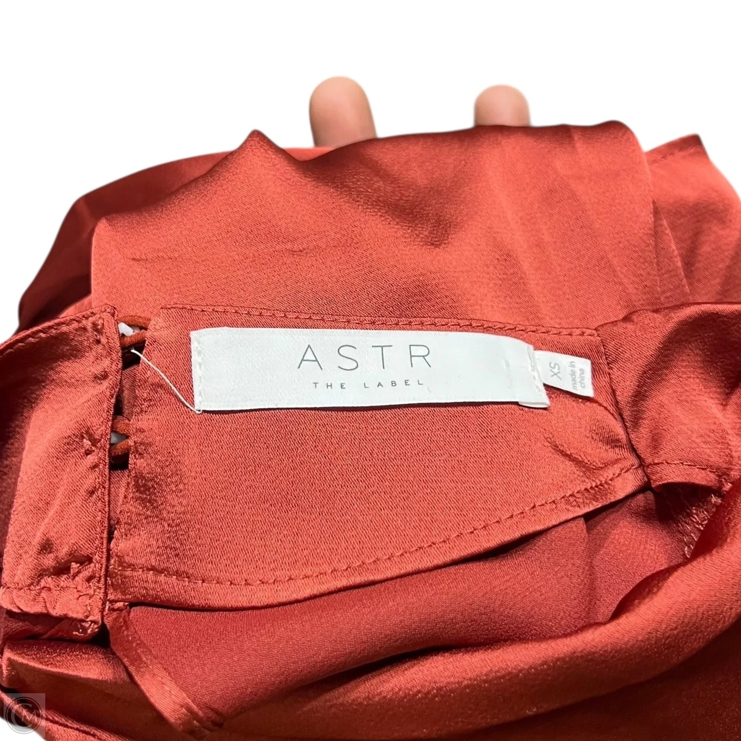Top Long Sleeve By Astr The Label In Orange, Size: Xs