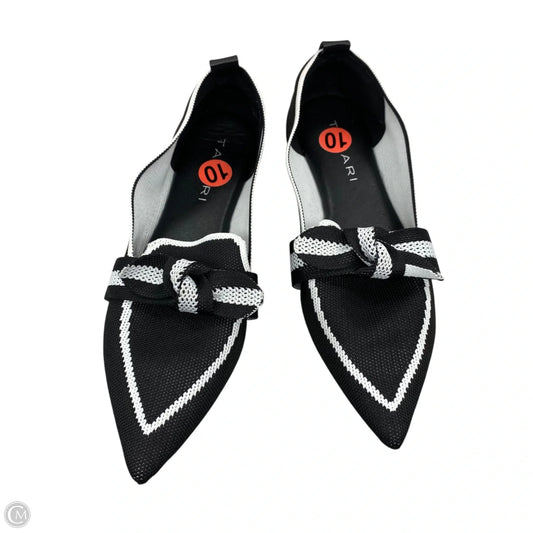 Shoes Flats By Tahari In Black & White, Size: 10