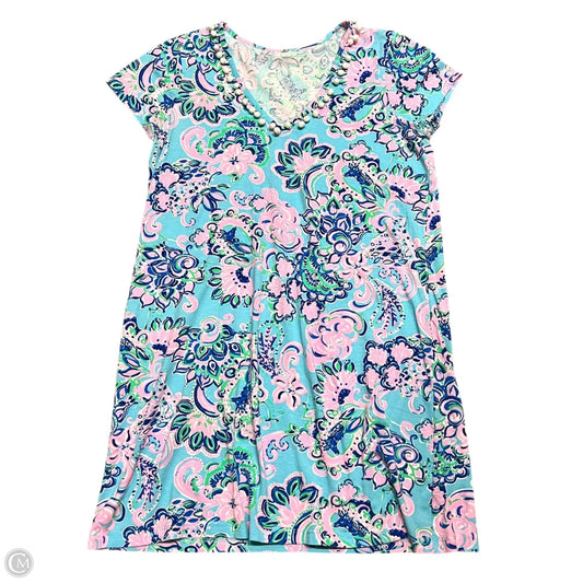 Dress Designer By Lilly Pulitzer In Blue & Pink, Size: L