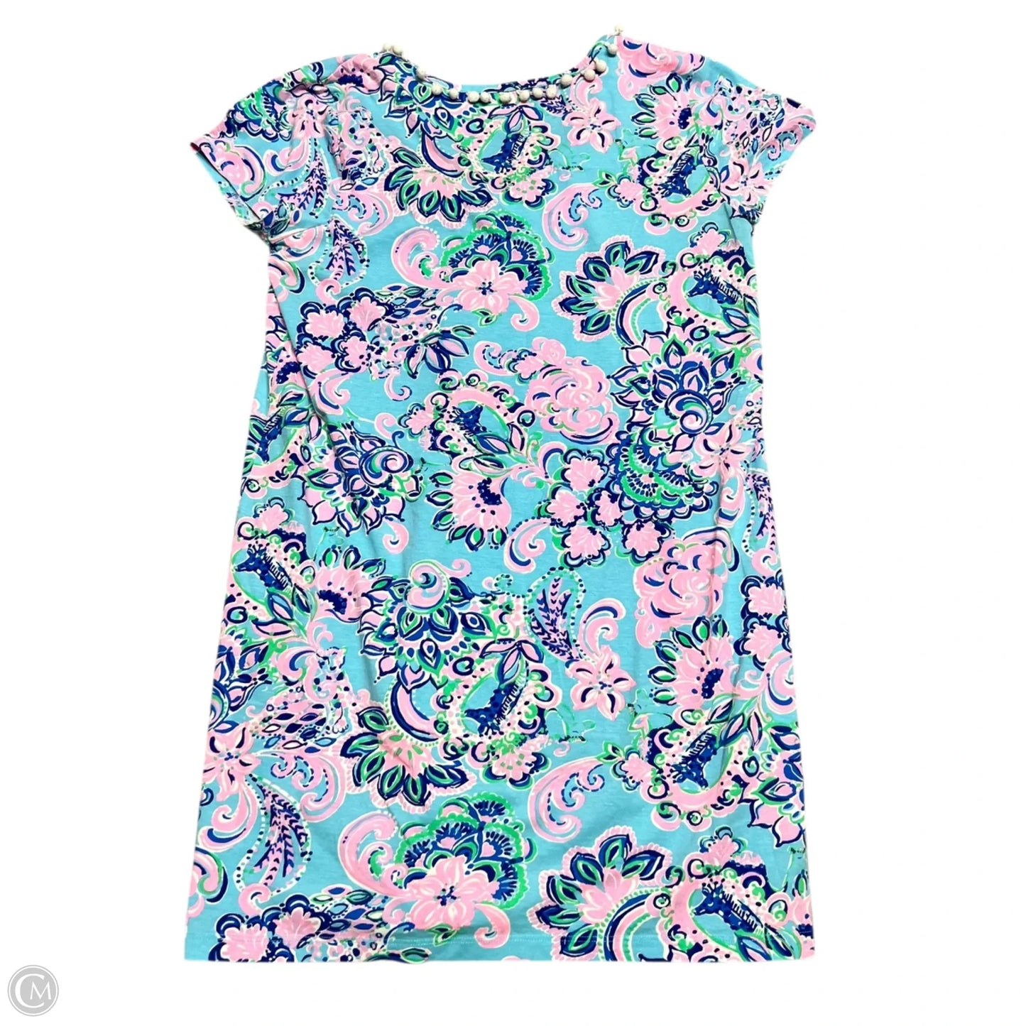 Dress Designer By Lilly Pulitzer In Blue & Pink, Size: L