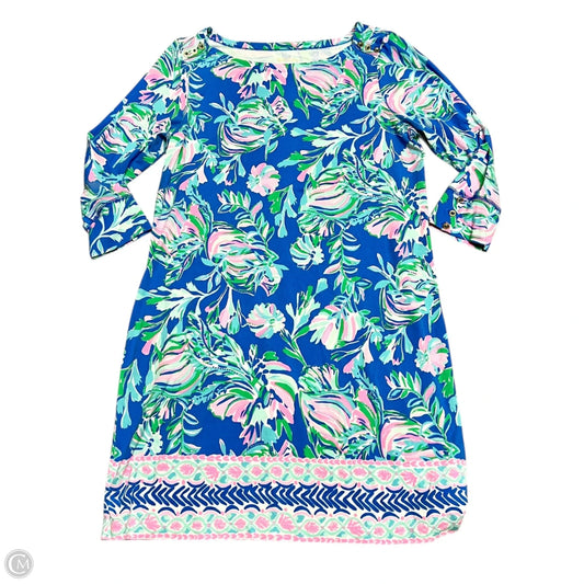 Dress Designer By Lilly Pulitzer In Blue & Pink, Size: Xl