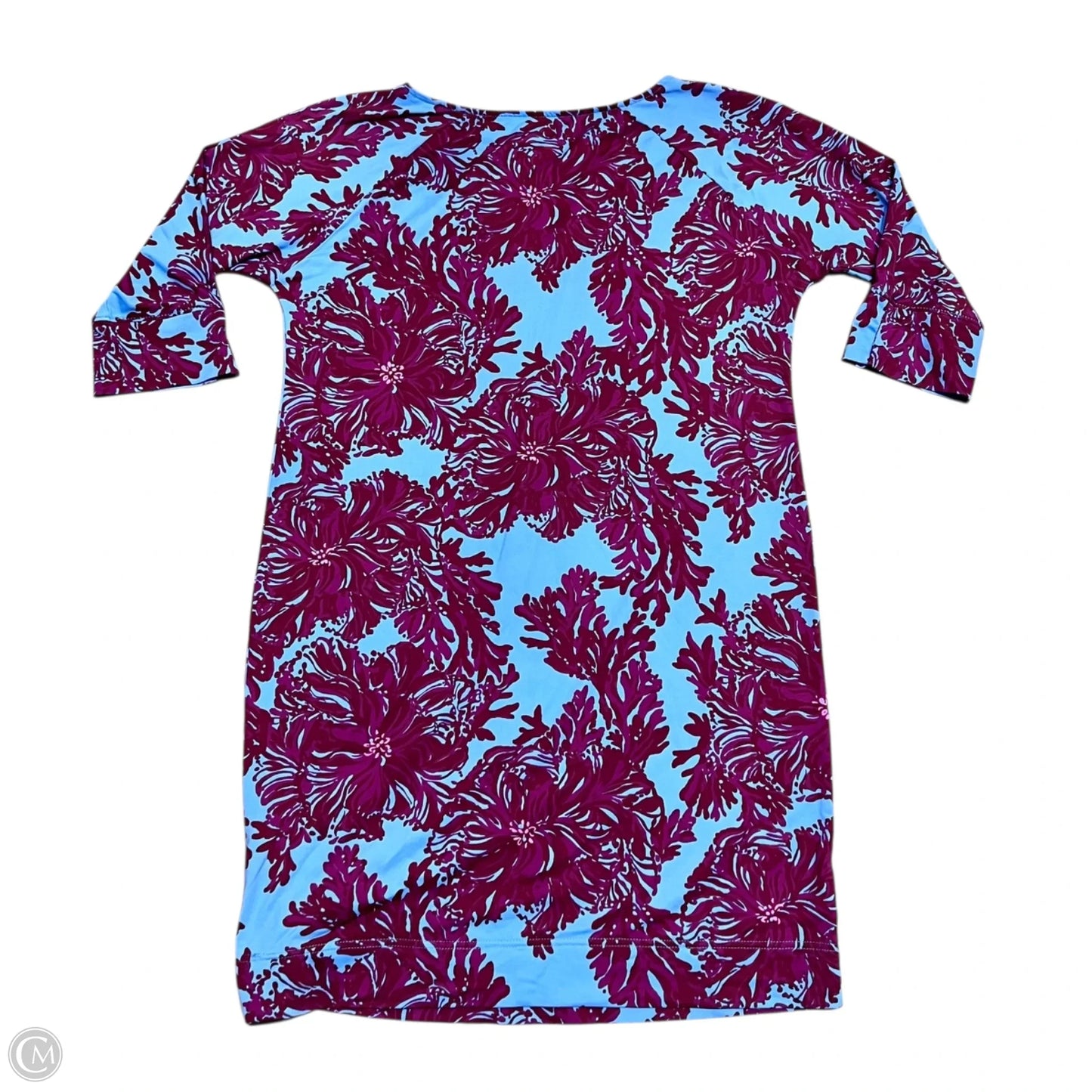 Dress Designer By Lilly Pulitzer In Blue & Purple, Size: M