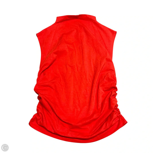 Top Sleeveless By Maeve In Red, Size: L