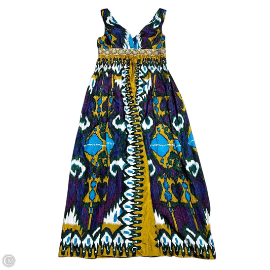 Dress Party Long By Nicole Miller In Blue & Purple, Size: S