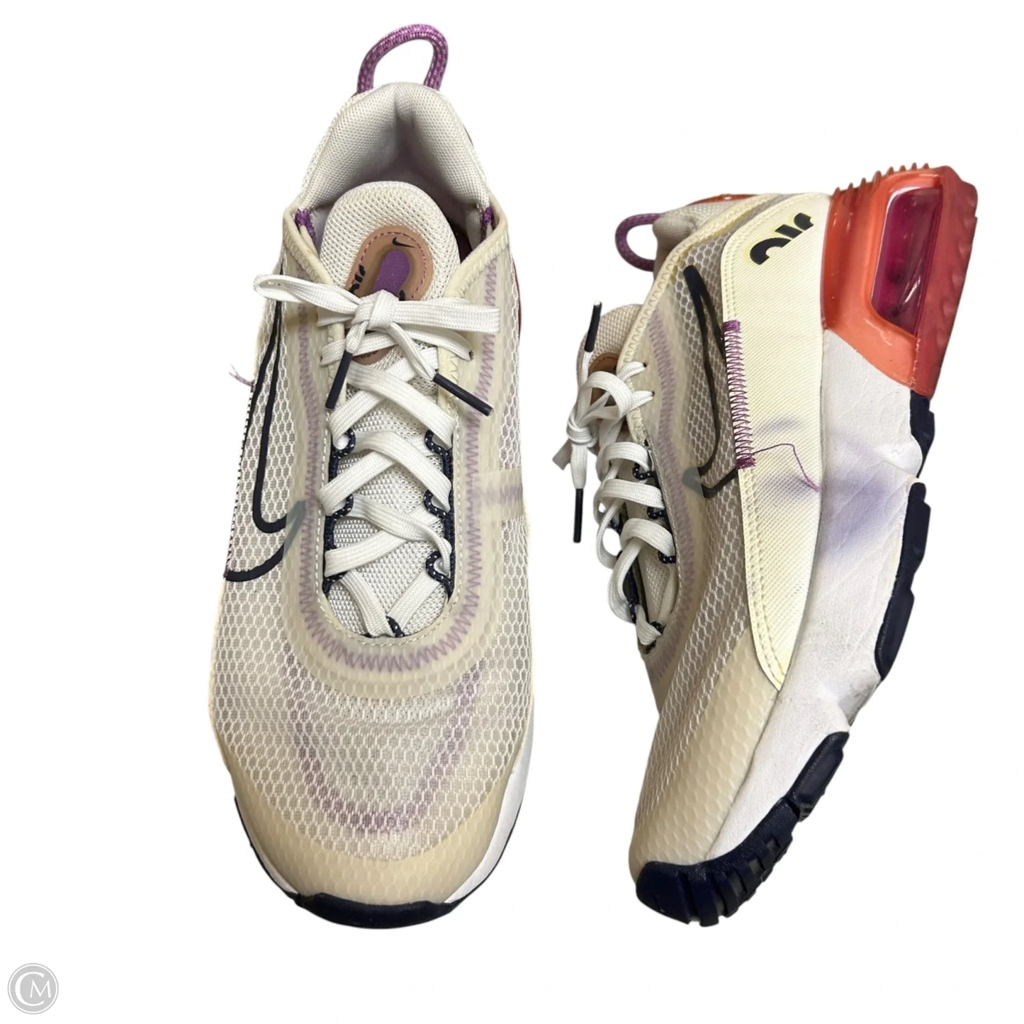 Shoes Athletic By Nike In Cream & Purple, Size: 8