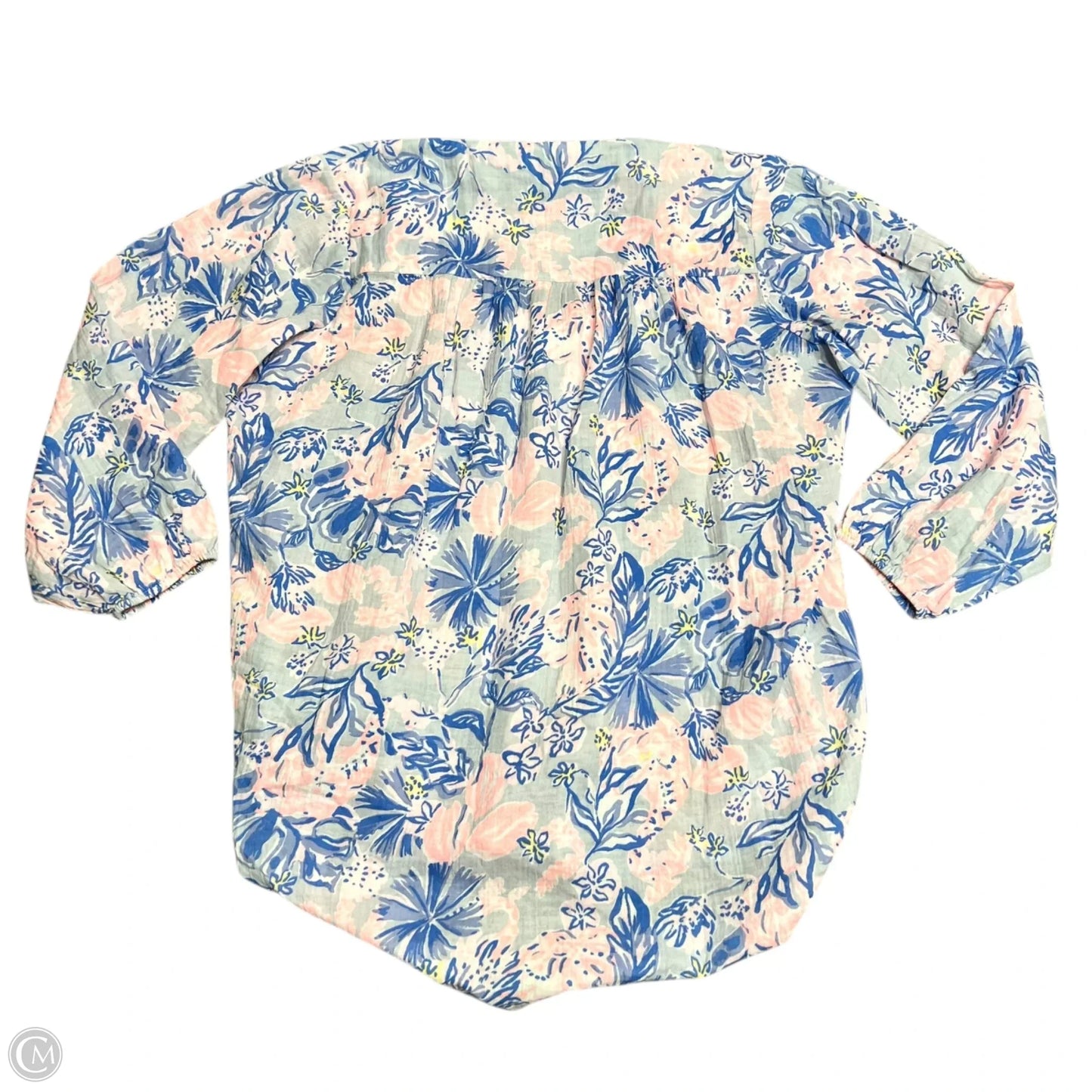 Dress Designer By Lilly Pulitzer In Blue & Grey, Size: Xl