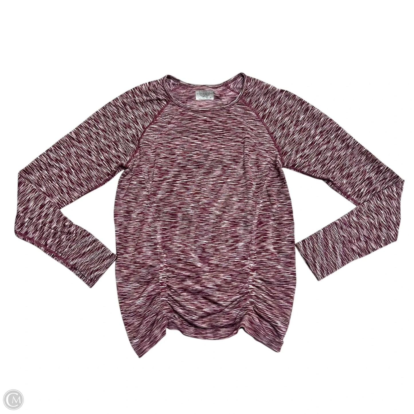 Athletic Top Long Sleeve Crewneck By Athleta In Purple, Size: Xl