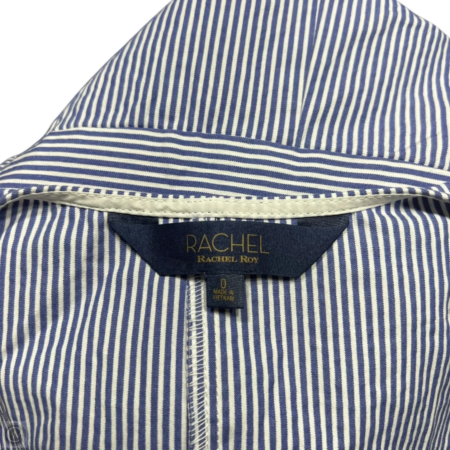 Dress Casual Short By Rachel Roy In Blue & White, Size: Xs