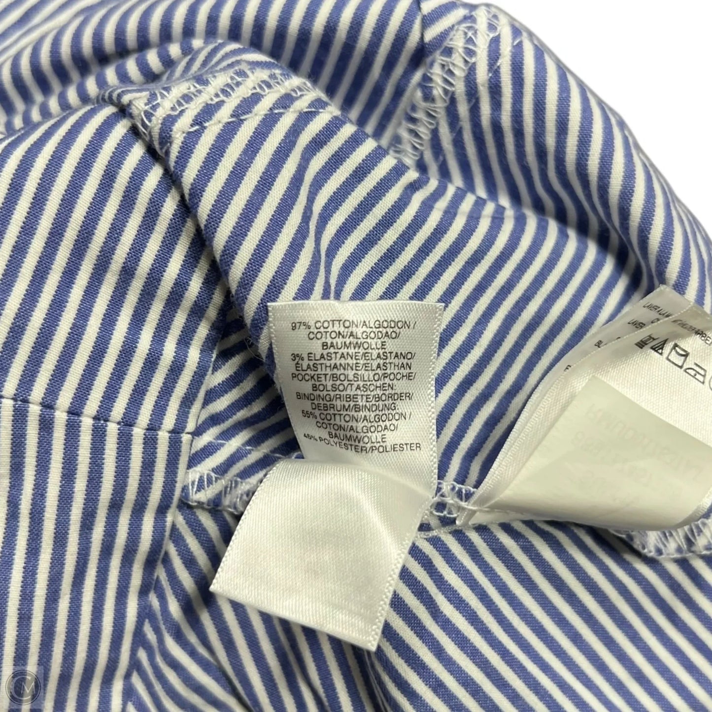 Dress Casual Short By Rachel Roy In Blue & White, Size: Xs