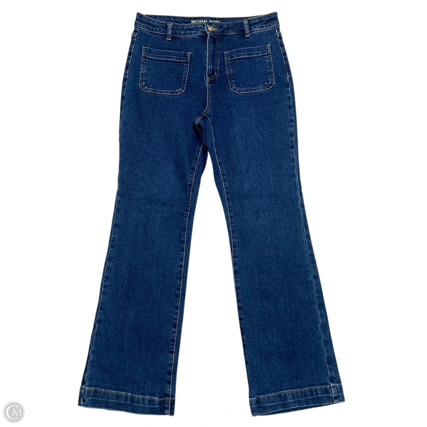 Jeans Designer By Michael Kors In Blue Denim, Size: 8