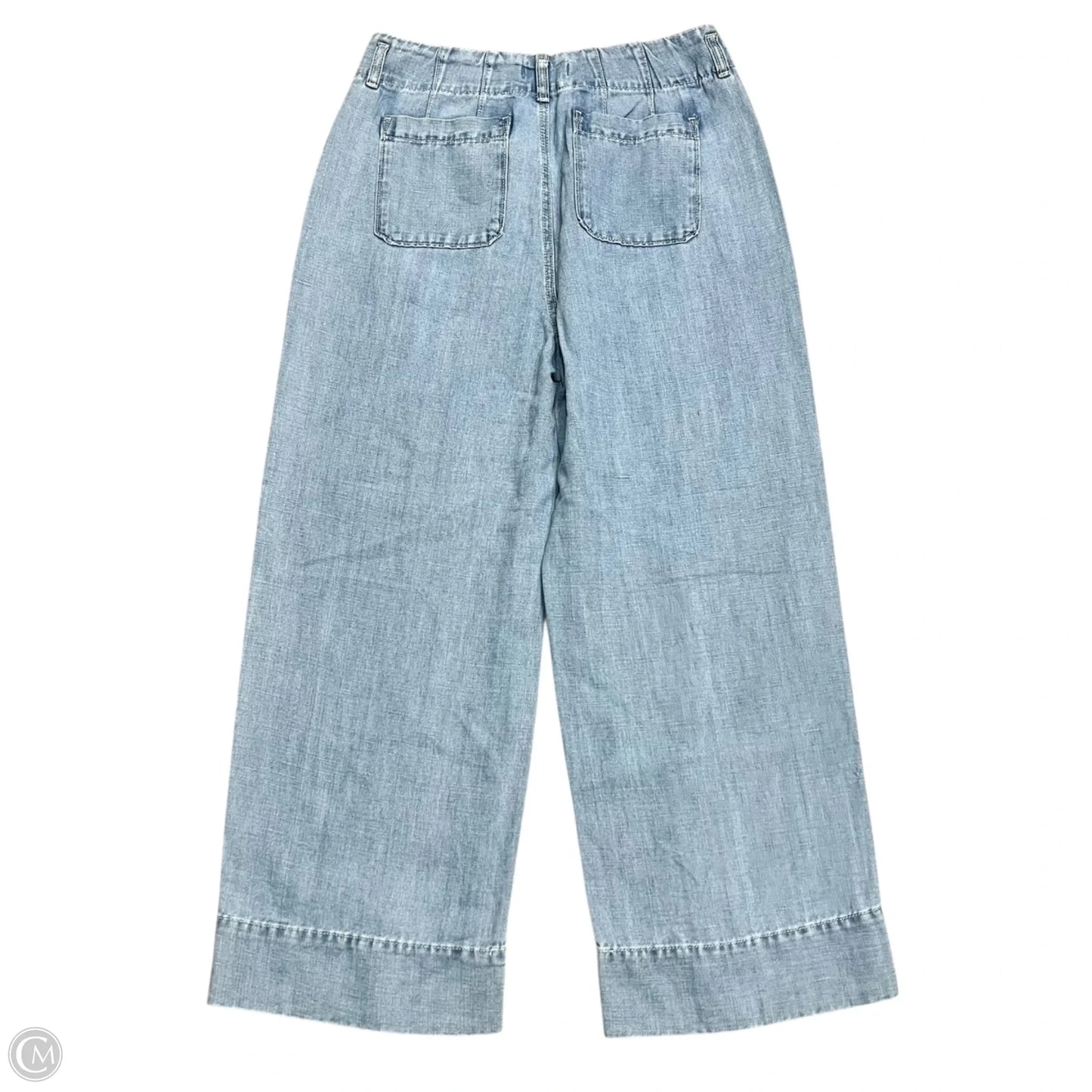 Jeans Wide Leg By Loft In Blue Denim, Size: 2