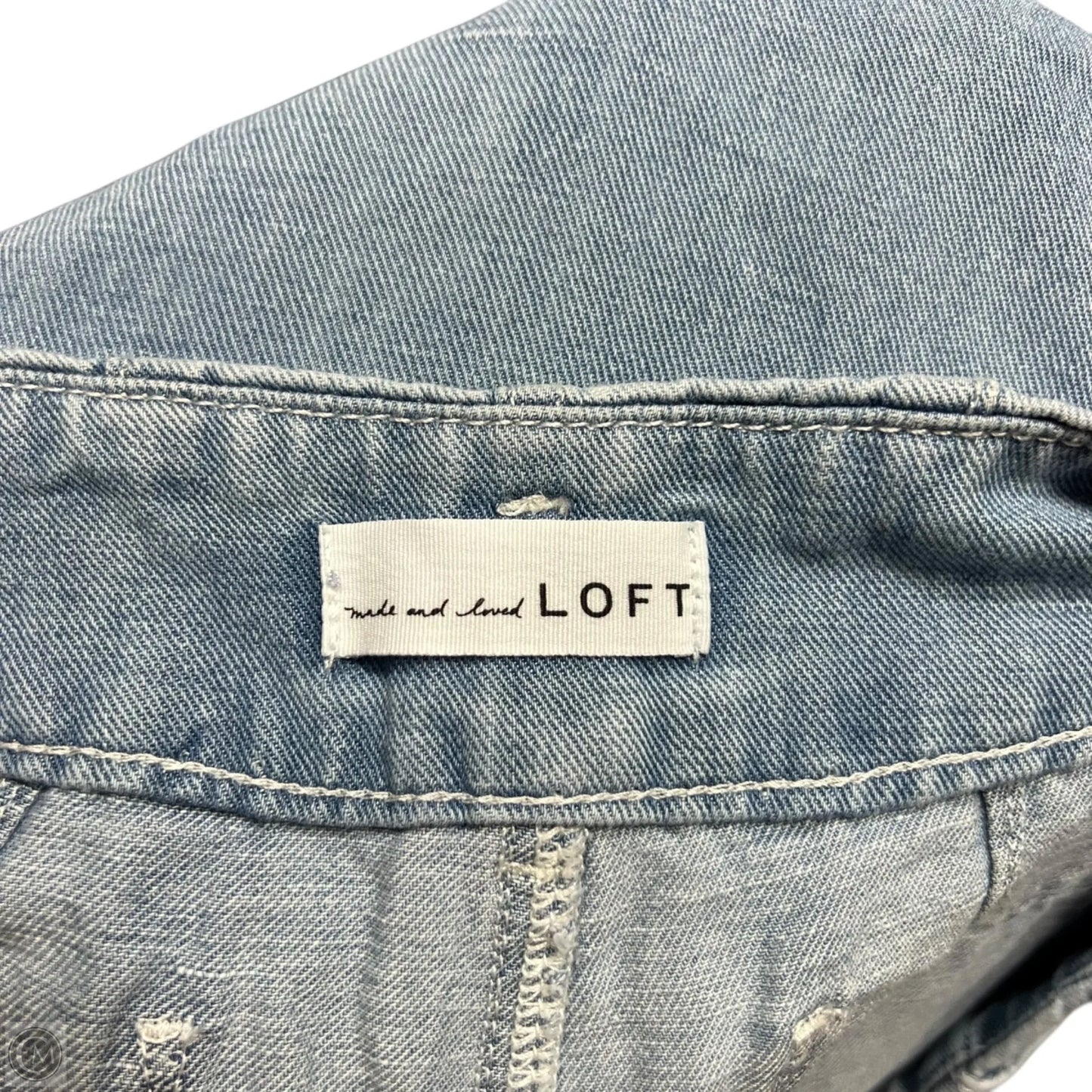 Jeans Wide Leg By Loft In Blue Denim, Size: 2