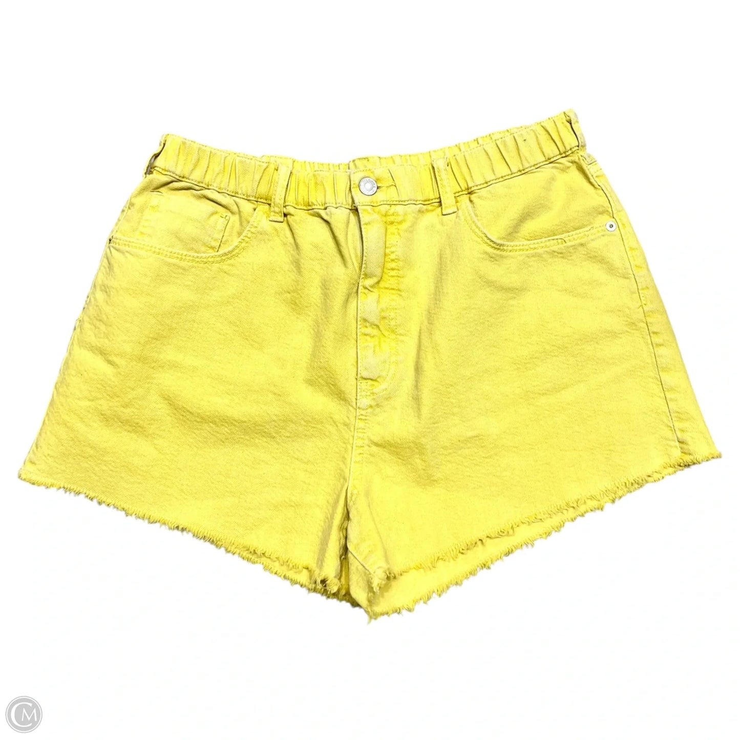 Shorts By Pilcro In Yellow Denim, Size: 12
