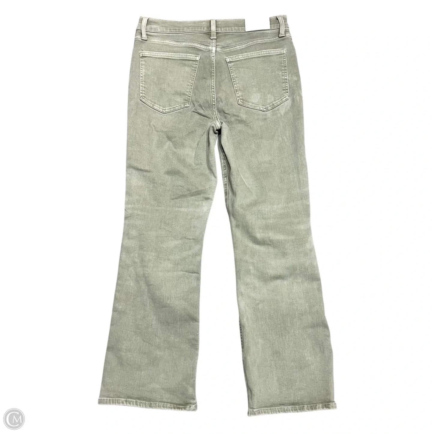 Jeans Flared By Pistola In Green Denim, Size: 10